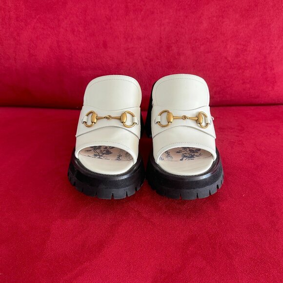Gucci Platform Sandals Women Size 37 - Picture 6 of 14
